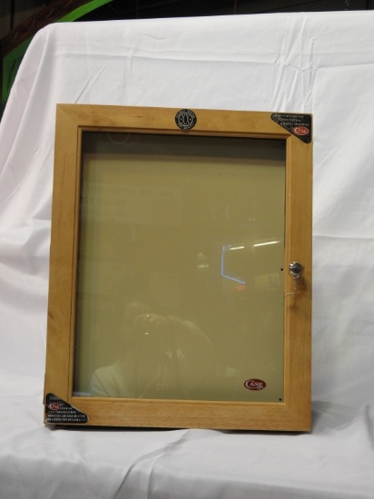 Case double sided display cabinet, 17"x22"