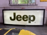 Jeep Dealership embossed light up 122x48x10