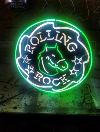 Rolling Rock neon