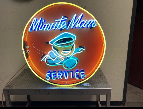 Minute Man Service neon, 36"