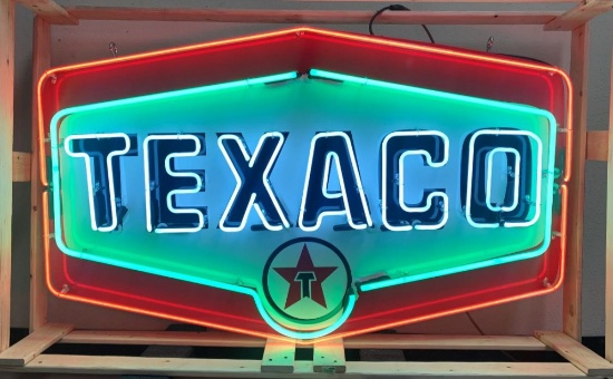 Texaco neon, 36"x60"