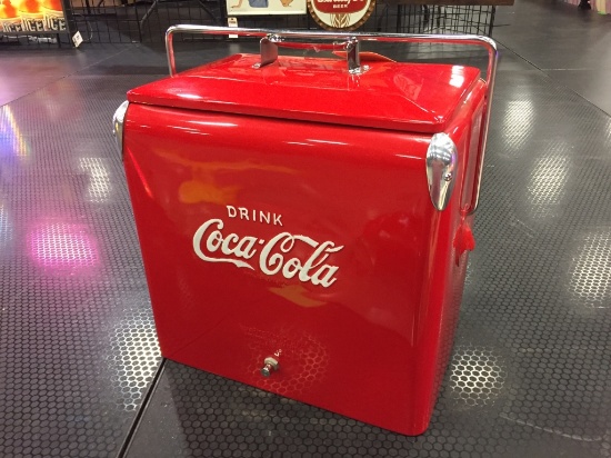 Coca-Cola cooler, restored