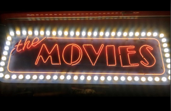 The Movies neon, SST 9'x3'x1'