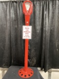 Parking meter with sign & stand, 52x12