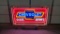 Chevrolet tin neon sign, 72in, with flasher