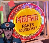 Mopar tin neon sign, 48in