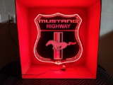 Mustang tin neon sign, 24in
