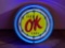 OK Ued Cars Tin Neon Sign