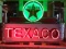 Texaco Marquee Tin Neon Sign