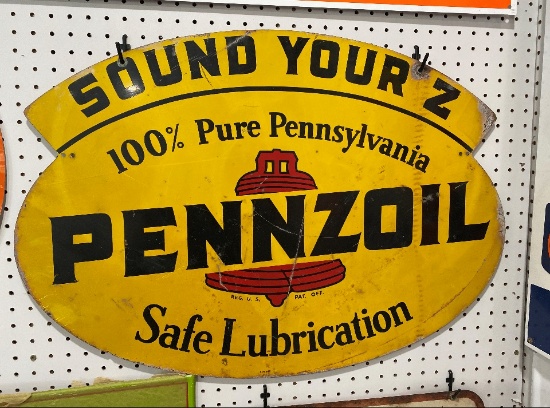 Pennzoil "Sound your Z" sign