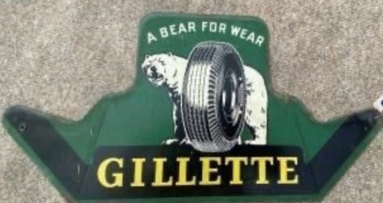 Gillette bear sign