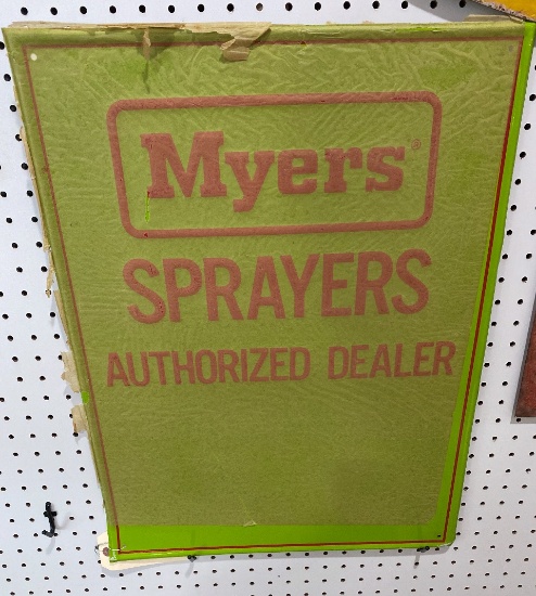 Meyers Sprayers sign