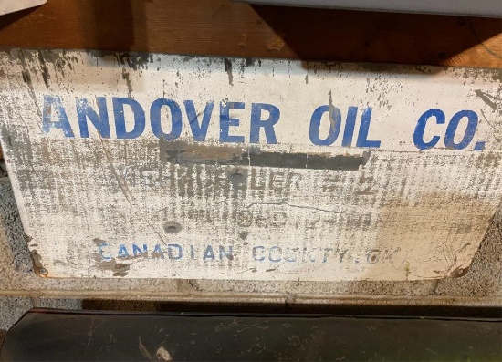 Andover Oil Co. sign 24"x12"