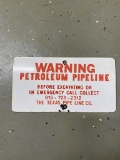 Warning - Texas Pipeline Co., SSP, 8x15