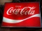 Coca-Cola lighted sign, vintage, original,24Tx33W