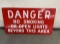 Danger, No Smoking SSP NOS, 15x28
