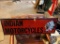 Indian Motorcycle painted sign, 11Tx34.5W