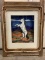 Framed horse picture