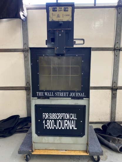 Wall Street Journal news stand 16x16x50