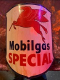 Mobil Gas Special gas pump sign, SSP