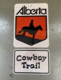 Alberta Cowboy Trail SST NOS 18x24, 12x18