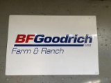 BF Goodrich metal sign, 48W