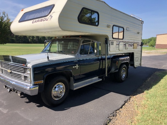1984 Chevy C30 Dually w/ 1991 Fleetwood Caribou Camper
