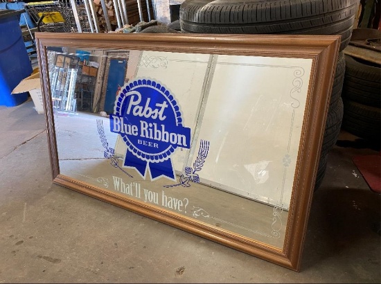 What'll you Have Pabst Blue Ribbon bar mirror