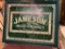 Jameson Irish Whiskey glass sign, 26x23x2