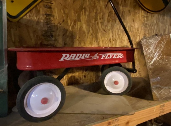 Radio Flyer wagon, restored