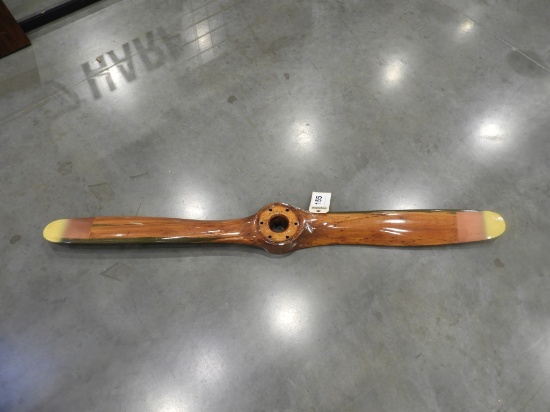 Wooden propeller, totally restored