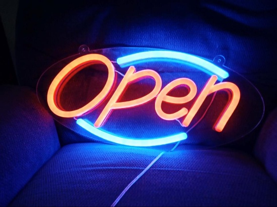 Open neon, 12x24