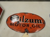 Oilzum Motor Oil  23 1/2x13 1/2 - Decorator sign