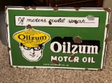 Oilzum Motor Oil, SSP 1948 sign, 24