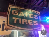 Gates Tire metal sign 23