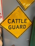 Cattle Guard highway sign, 41