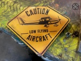 Caution Low Flying Aircraft 13x11