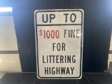 $1,000 Fine  24x36