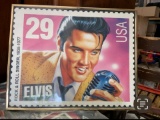 Framed Elvis stamp picture