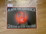 Genuine Ruger Firearms sign 12x16