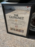 The Glenlivet Scotch Whiskey mirror