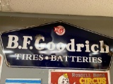 B.F. Goodrich Tires - Batteries, SS,  - Decorator replica sign