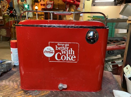 Coca-Cola cooler, made for airline pilots