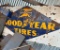 Goodyear Tires sign, 76x36