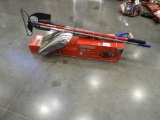 Group of garden tools, gas hedge trimmer & more
