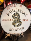 DS painted Route 66 Rattlemsnake Round-up Aug 3-4,