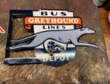 Greyhound Bus Line DSP flange 18 1/4x12 1/4
