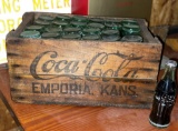 1920-30's Coca-Cola case full of bottles