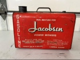Jacobsen metal gas can, 5 1/2x8 1/2x13
