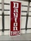 Daytona Tires, embossed metal, 17x53 3/4